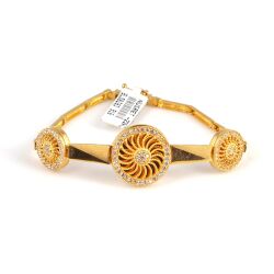 22K Gold Mirror Model Bracelet - Nusrettaki