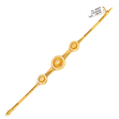 22K Gold Mirror Model Bracelet - 3