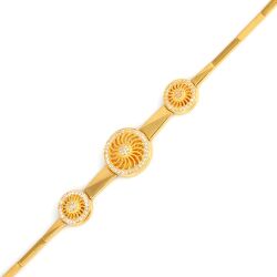 22K Gold Mirror Model Bracelet - Nusrettaki (1)