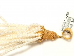 Pearl Tassel Pendant - Nusrettaki