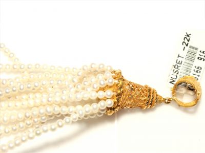 Pearl Tassel Pendant - 1