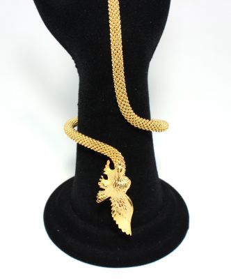 22K Gold Ring Bracelet with Eagle - 5