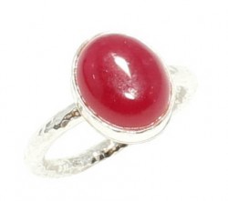 925 Sterling Silver Handcrafted Ring with Agate - Nusrettaki (1)