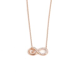 925 Sterling Silver Infinity Model Necklace - Nusrettaki