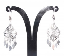 925 Silver Chandelier Filigree Earring - Nusrettaki (1)