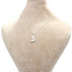 925 Sterling Silver Baby Fish Model Necklace - 3