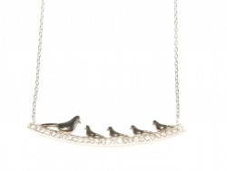 925 Sterling Silver Dove Necklace - 4