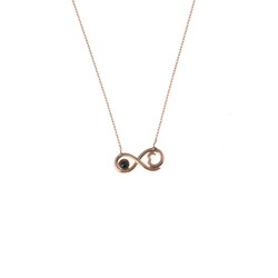 925 Sterling Silver Eternity Love Necklace - 4