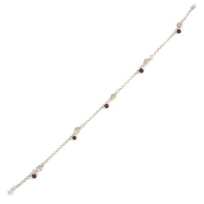 925 Sterling Silver Gypsy Trend Anklet - 3