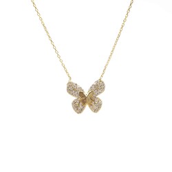 925 Sterling Silver Mediterranean Butterfly Necklace - 6