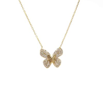 925 Sterling Silver Mediterranean Butterfly Necklace - 6