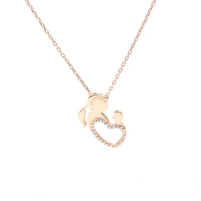 925 Sterling Silver Mother's Love Necklace - 3