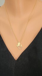 925 Sterling Silver Mother's Love Necklace - Nusrettaki