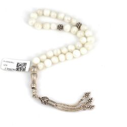 Silver Prayer Beads with Moonstone - Nusrettaki