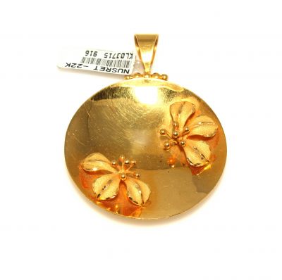 bowl flower pendant - 1