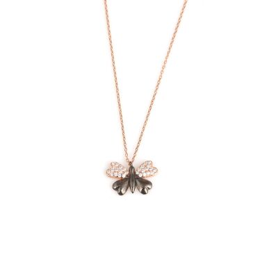 Butterfly Model 925 Sterling Silver Necklace - 1