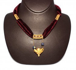 Rams Gold Necklace- 22K Gold - Nusrettaki (1)